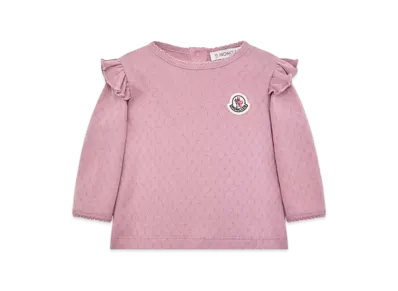 MONCLER Kids Long Sleeve T-Shirts "Pink"