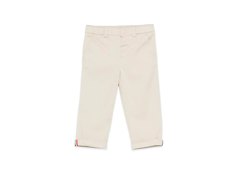MONCLER Kids Trousers "Cream"