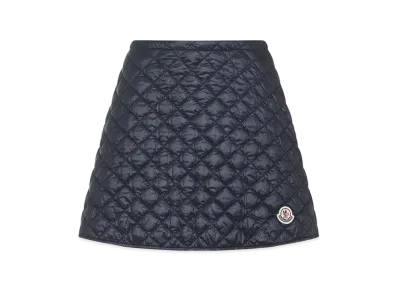 MONCLER Women's Polyamide Mini Skirt "Dark Blue"