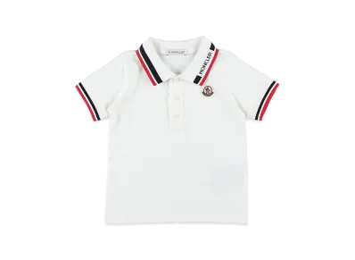 MONCLER Kids Polo Shirt "White"