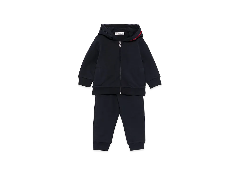 MONCLER Kids Hoodie And Pant Set "Dark Blue"