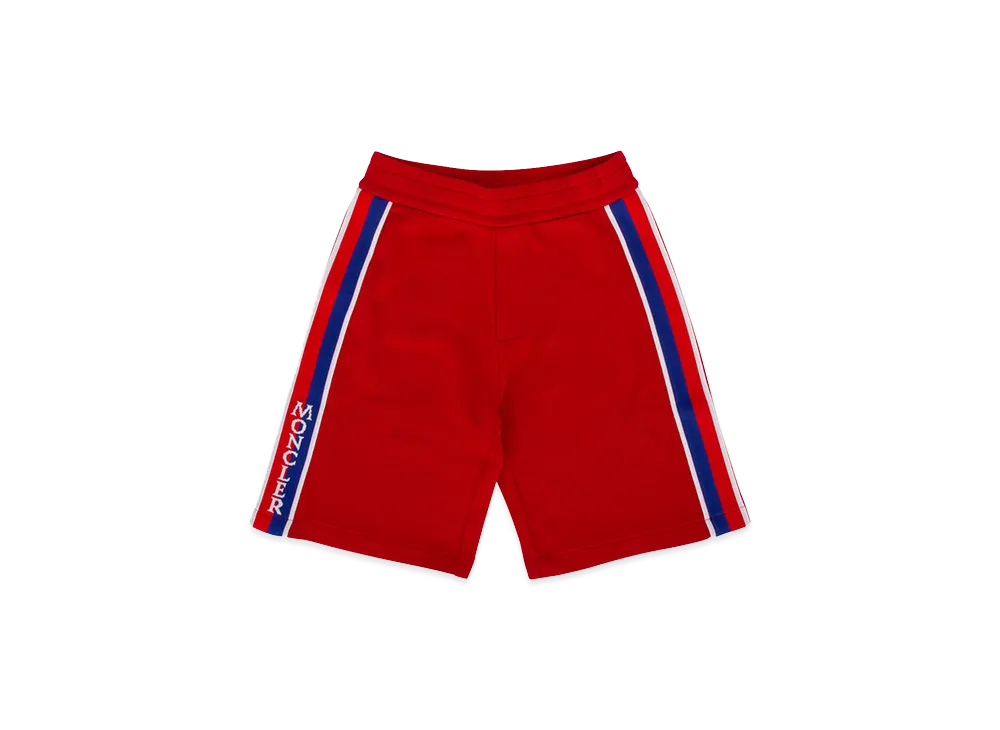 MONCLER Kids Sweat Shorts "Red"