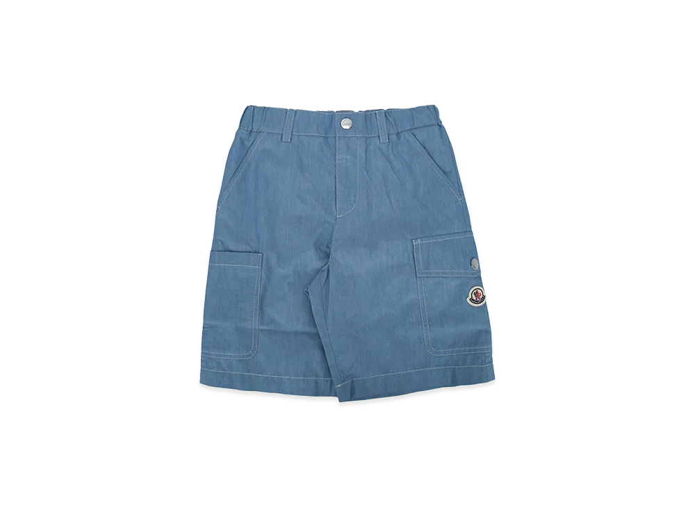 MONCLER Kids Shorts "Light Blue"