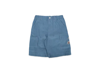 MONCLER Kids Shorts "Light Blue"