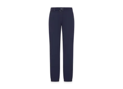 MONCLER Women's Stretch Trousers In Structured Technical Fabric "Navy Blue"
