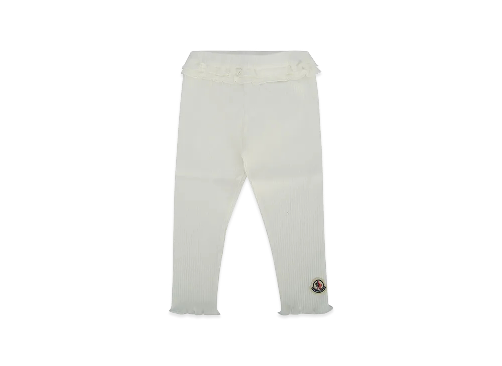 MONCLER Kids Sweat Bottoms "White"