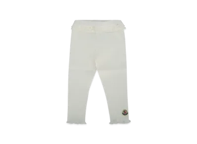 MONCLER Kids Sweat Bottoms "White"