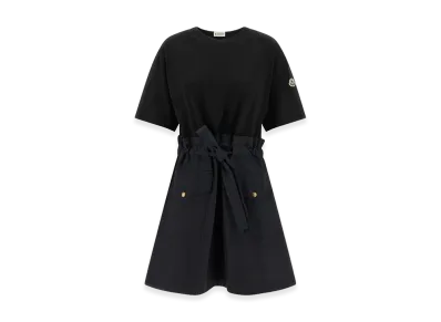 MONCLER Women's Belt Dress "Black"