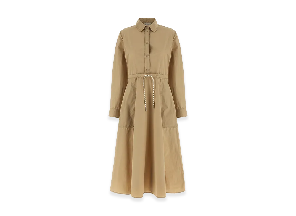 MONCLER Women's Chemisier Dress "Beige"