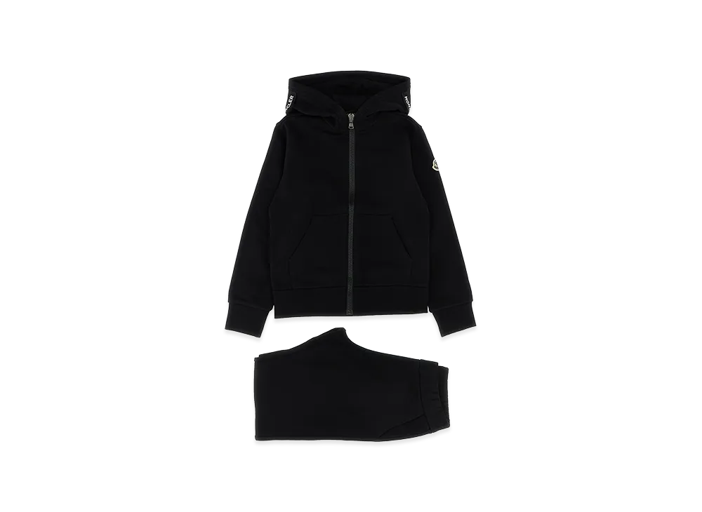 MONCLER Kids Complete Hoodie And Joggers "Black"