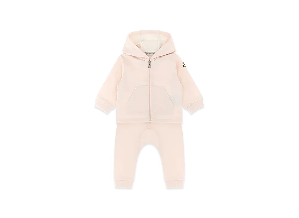 MONCLER Kids Complete Hoodie And Joggers "Pink"