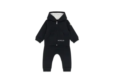 MONCLER Kids Complete Hoodie And Joggers "Dark Blue"