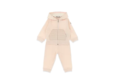 MONCLER Kids Complete Hoodie And Joggers "Pink"