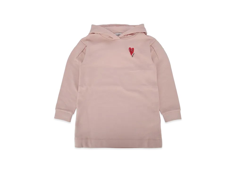 MONCLER Kids Hooded Dress "Pink"