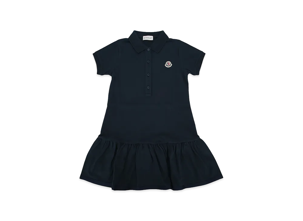 MONCLER Kids Polo Dress "Dark Blue"