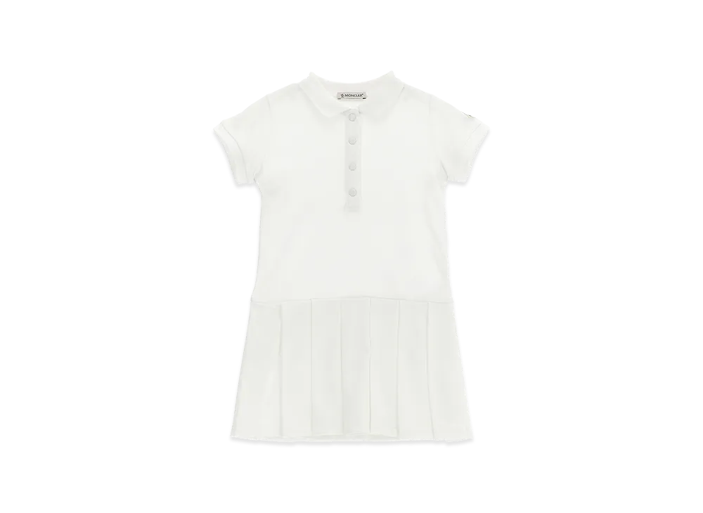 MONCLER Kids Polo Dress "White"