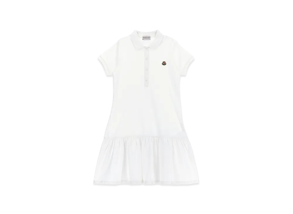 MONCLER Kids Polo Dress "White"
