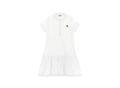 MONCLER Kids Polo Dress "White"