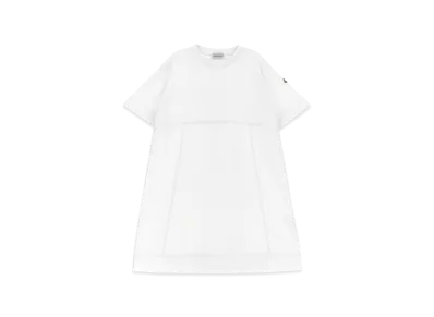 MONCLER Kids Two-Material Dress "White"