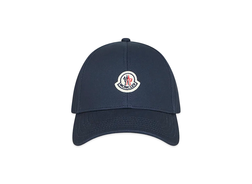 MONCLER Logo Patch Cap "Dark Blue"