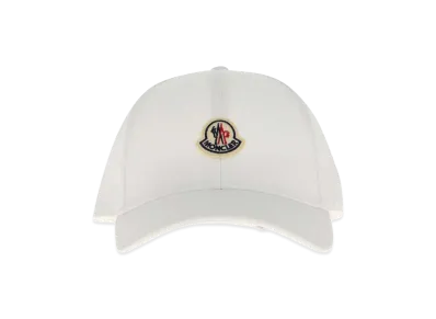 MONCLER Cotton Baseball Cap "White"