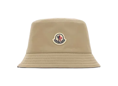 MONCLER Women's Polyester Reversible Bucket Hat "Beige"