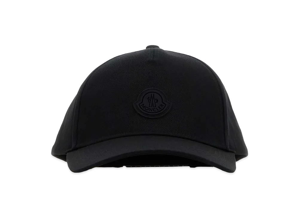 MONCLER Cotton Baseball Cap "Black"