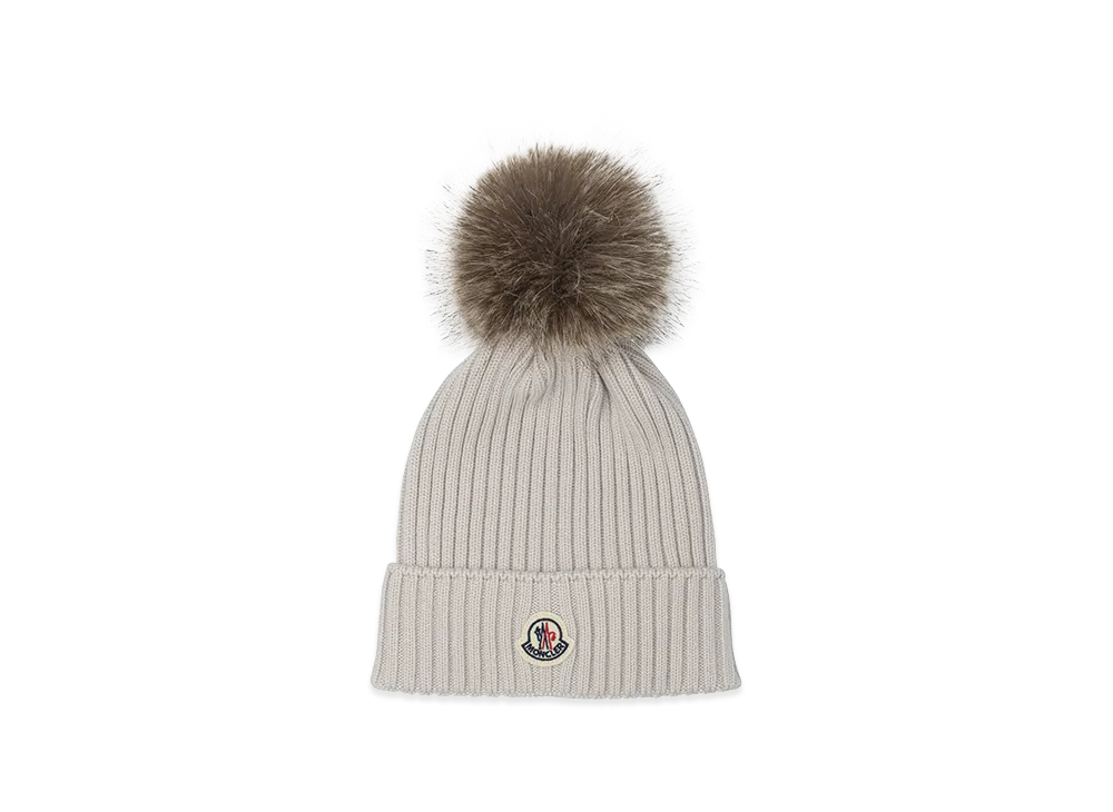 MONCLER Kids Beanie "Beige"