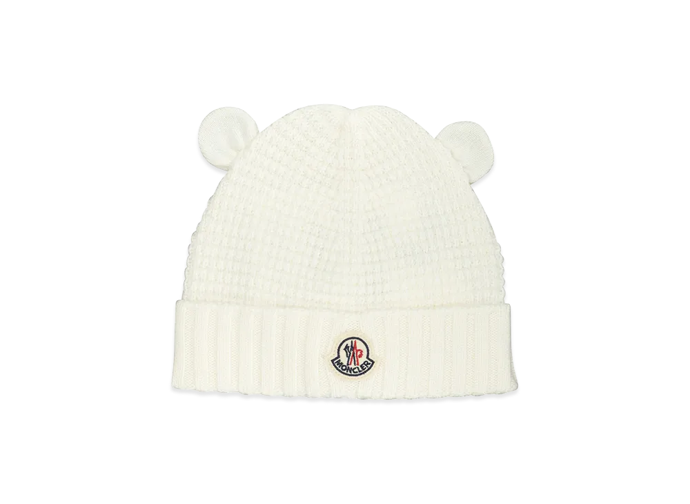 MONCLER Kids Beanie "White"