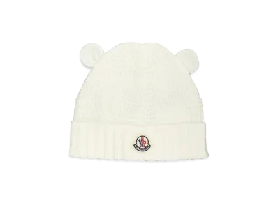 MONCLER Kids Beanie "White"
