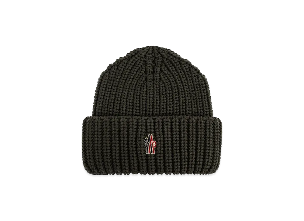 MONCLER Grenoble Beanie Hats "Dark Green"