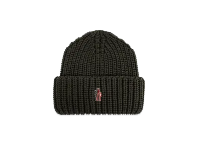 MONCLER Grenoble Beanie Hats "Dark Green"