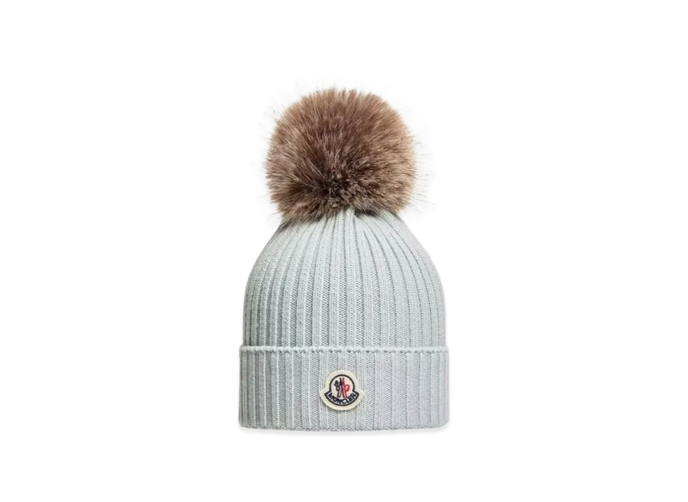 MONCLER Kids Beanie "Light Blue"