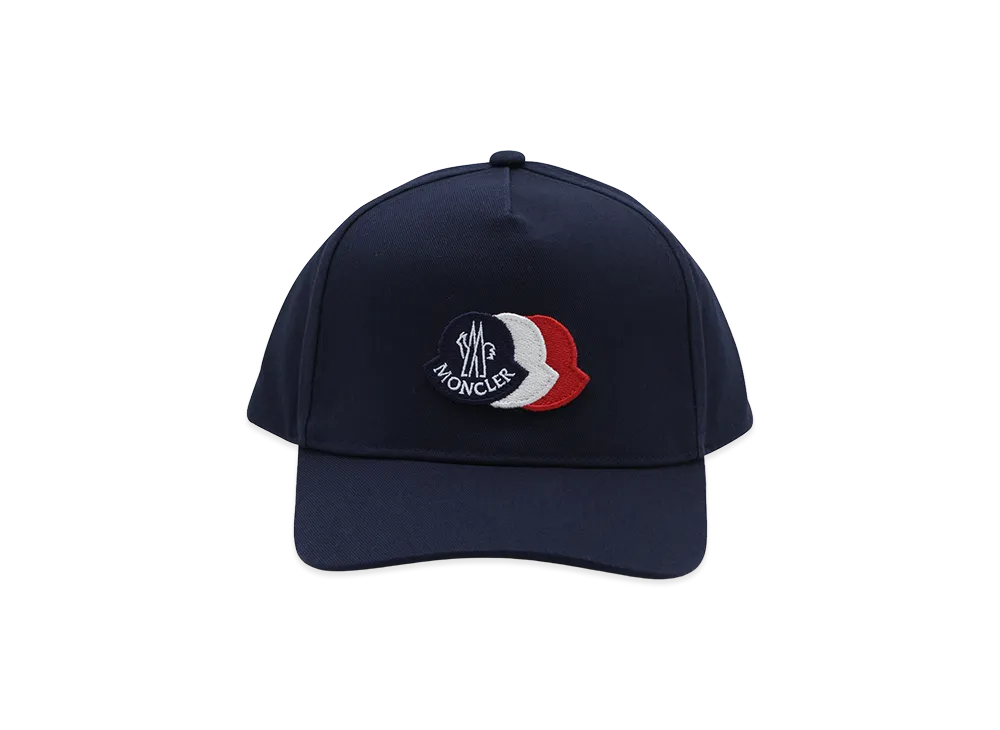 モンクレール　キッズM 54cm程度　ネイビー　キャップ MONCLER Kids Cap 