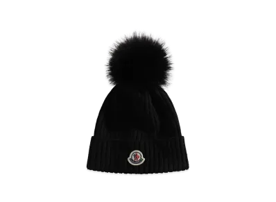 MONCLER Kids Beanie "Black"