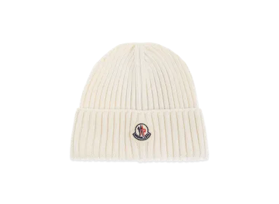 MONCLER Kids Beanie "White"