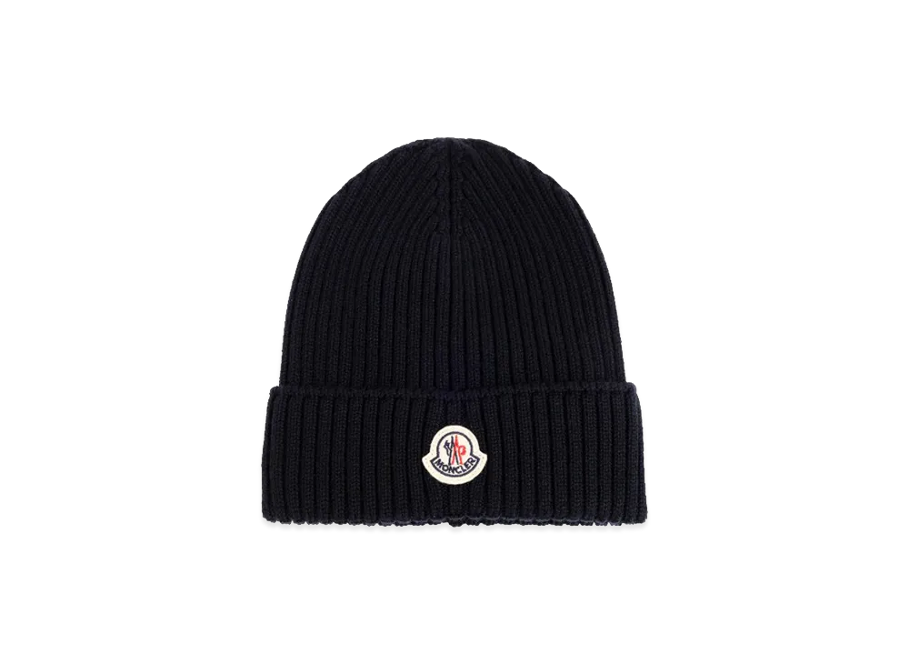 MONCLER Kids Beanie "Navy Blue"