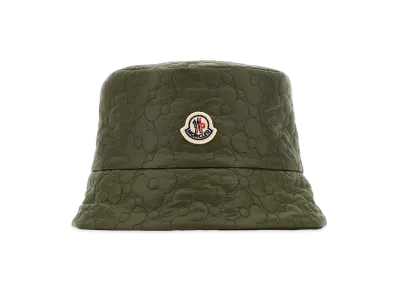 MONCLER Women's Nylon Reversible Bucket Hat "Olive Green"