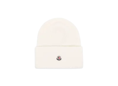 MONCLER Women's Wool Beanie "White"