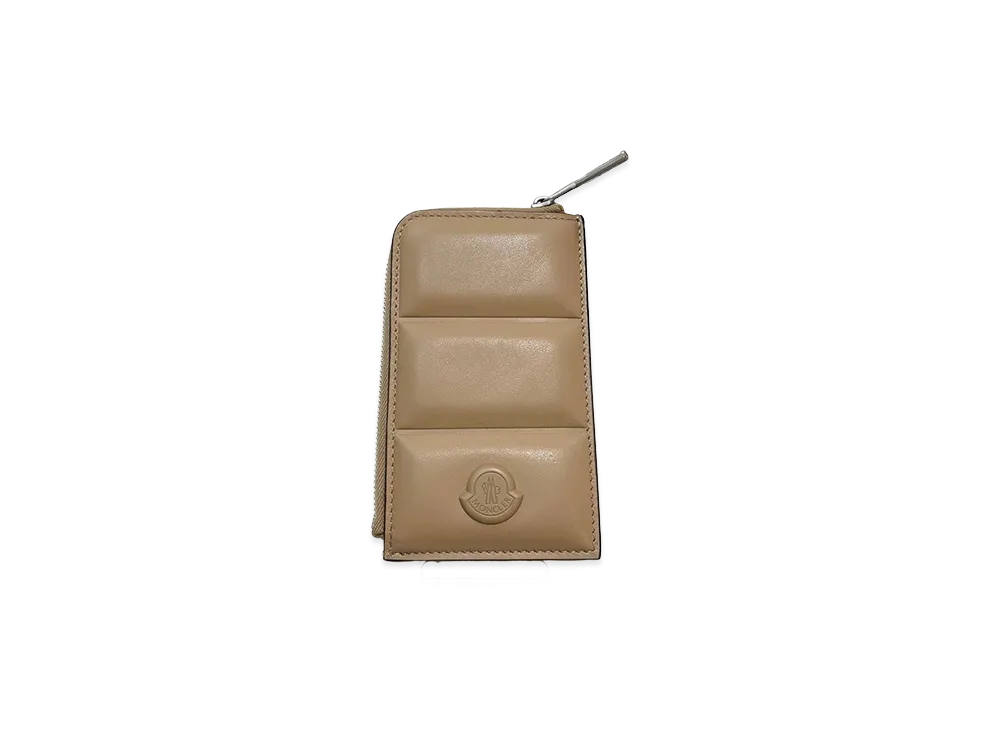 MONCLER Flat Card Holder "Beige"