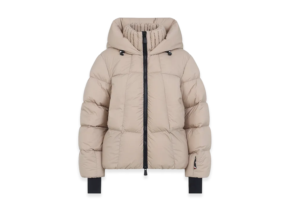 MONCLER Women's Grenoble Bonnieure Bomber Jacket "Beige"