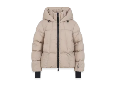 MONCLER Women's Grenoble Bonnieure Bomber Jacket "Beige"