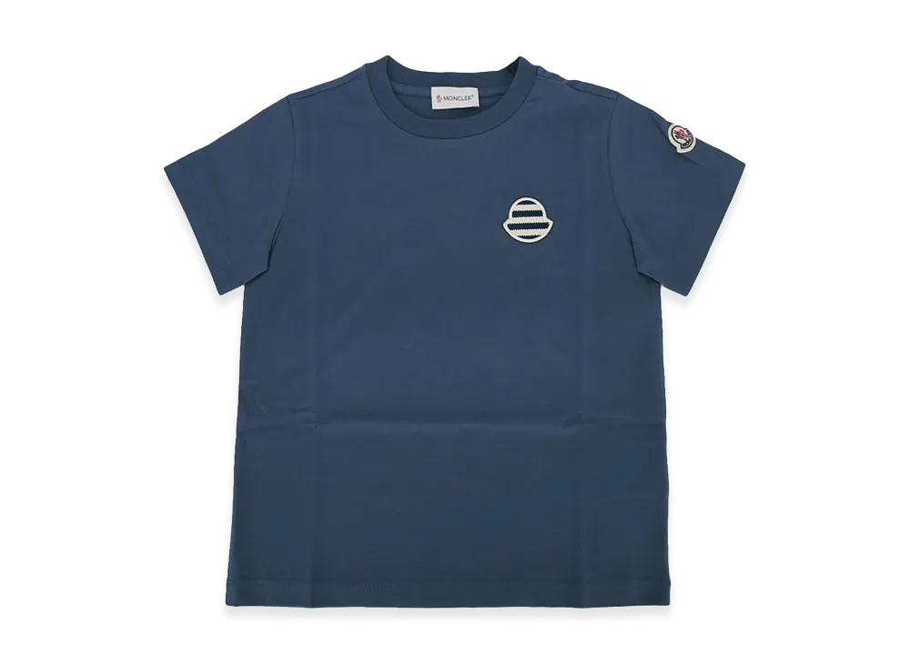 MONCLER Kids SS T-Shirt "Blue"