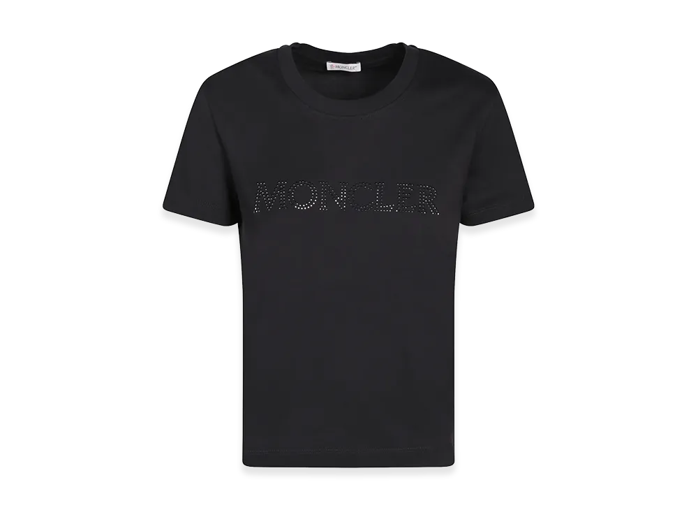 MONCLER Logo-Print T-Shirt "Black"
