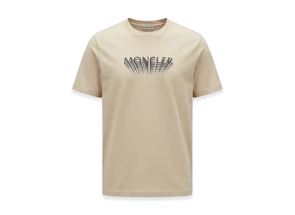 MONCLER T-Shirt "Beige"