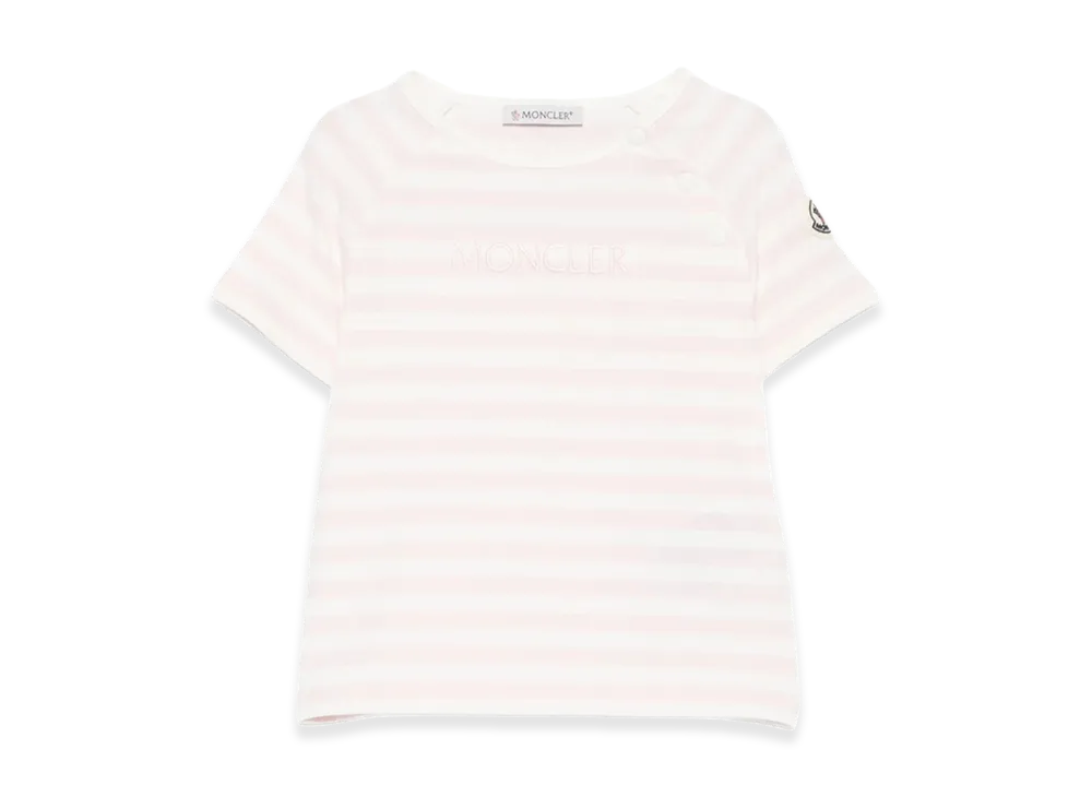 MONCLER Kids T-Shirt "Pink/White"