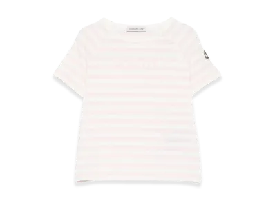 MONCLER Kids T-Shirt "Pink/White"