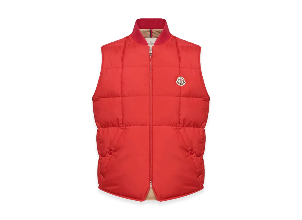 MONCLER Outwear Waistcoat "Red"