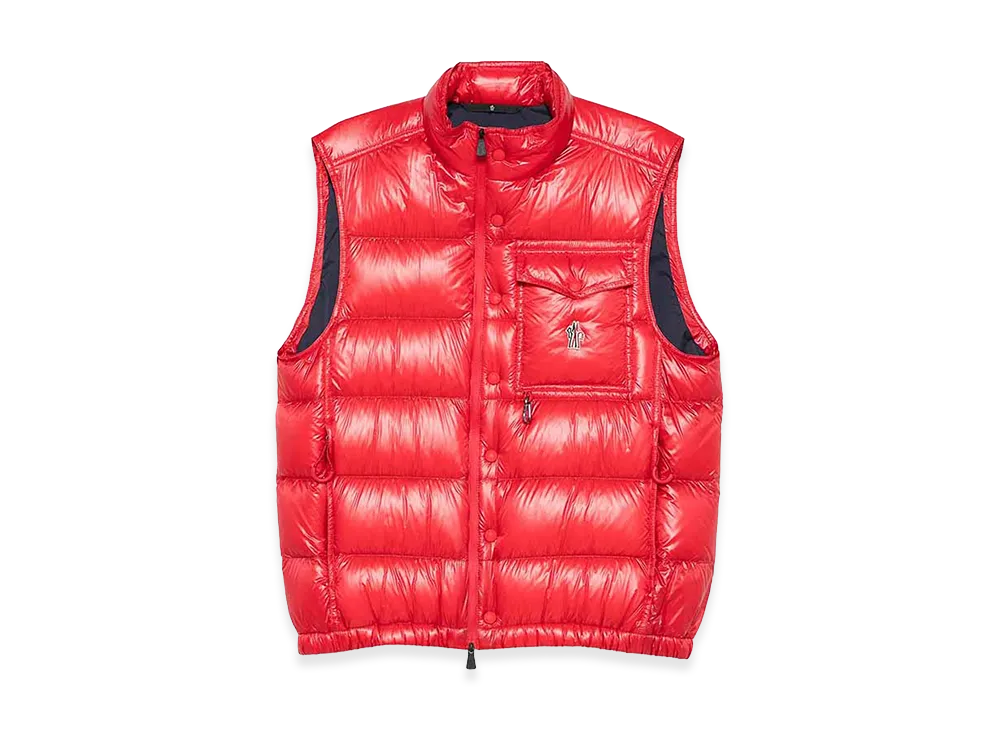MONCLER Outwear Waistcoat Grenoble "Red"