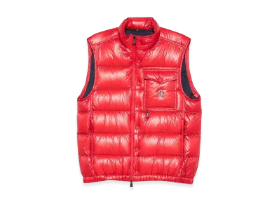 MONCLER Outwear Waistcoat Grenoble "Red"